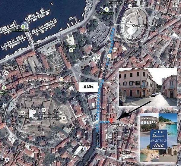 Ana Apartment Pula 0*,  Croatia